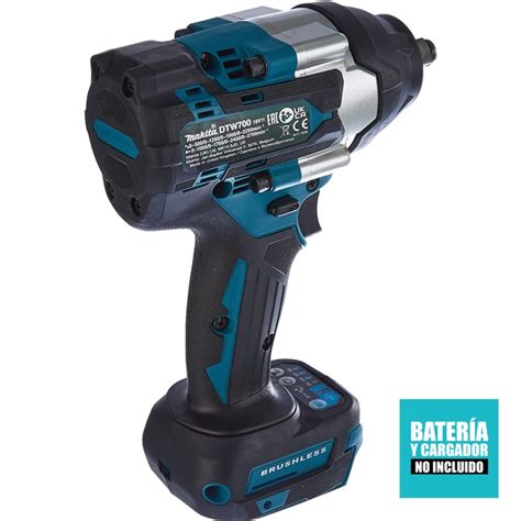 Llave De Impacto V Lxt Bl Nm Baretool Makita Dtw Z