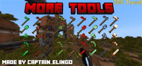 Elingo S More Tools Minecraft Addon