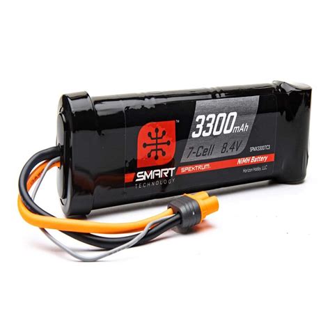 Spektrum SPMX33007C3 3300mAh 7 Cell 8 4V Smart NiMH Battery IC3