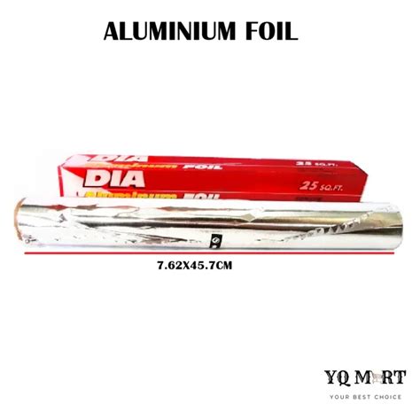 Aluminum Foil Bbq Aluminium Foil Kertas Bbq Lazada
