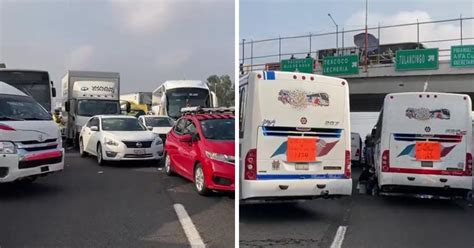 Video Transportistas Bloquean La M Xico Pachuca Aqu La Raz N