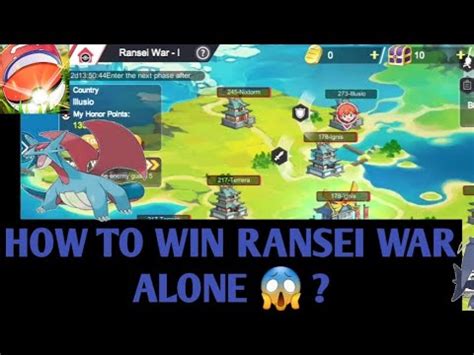 How To Win Ransei War Alone Pokeverse World Monster Gym