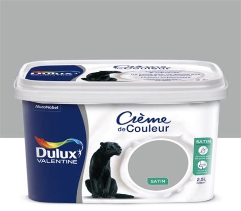 Peinture Monocouche Cr Me Couleur Gris Alpaga Satin L Dulux Vale