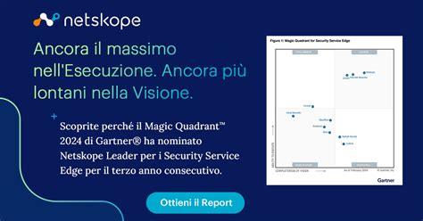 2024 Gartner® Cuadrante Mágico™ Por Servicio De Seguridad Edge Netskope