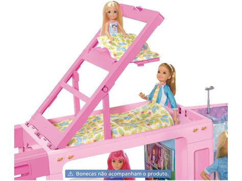 Mega Trailer Dos Sonhos Barbie Mattel Acess Rios Playsets