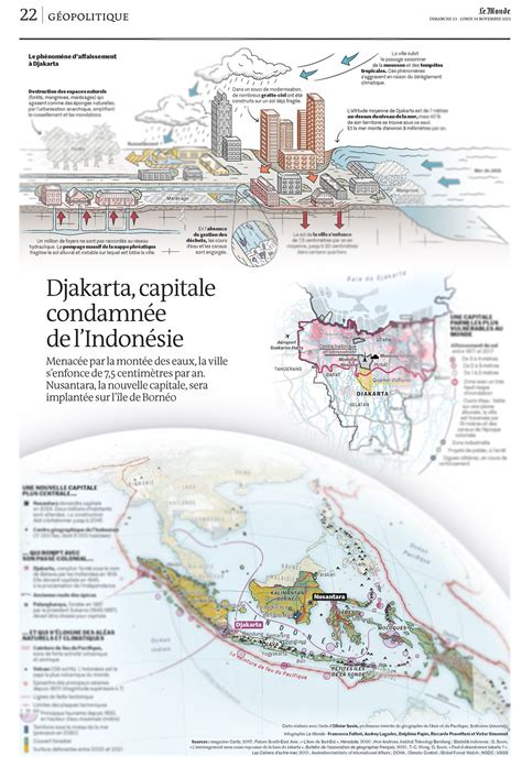 Le Monde en cartes on Twitter Djakarta capitale condamnée de l