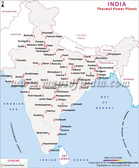 Energy Map Of India Thermal Nuclear And Hydro Power Plants In India