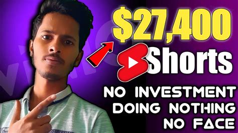 Copy Paste This 27400 Per Month Youtube Shorts Without Making Videos 2022 Make Money