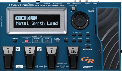 Roland GR-55 Guitar Synthesizer, revolutionary fusion of guitar ...