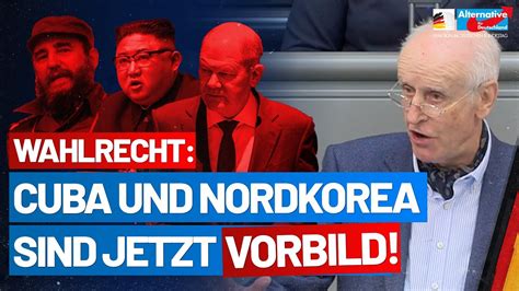 Wahlrecht Cuba Und Nordkorea Sind Jetzt Vorbild Albrecht Glaser