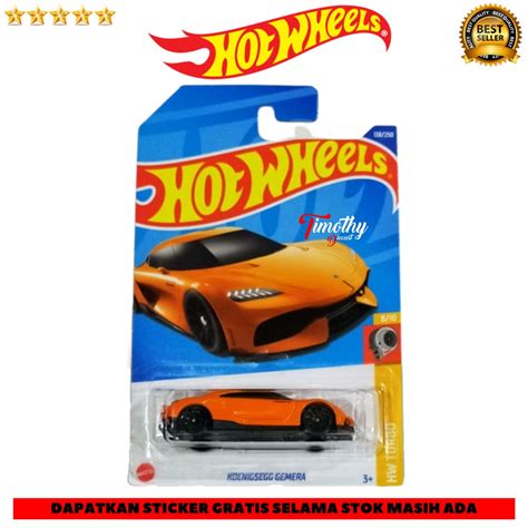 Hot Wheels Koenigsegg Gemera Orange HW Turbo Original Lazada Indonesia
