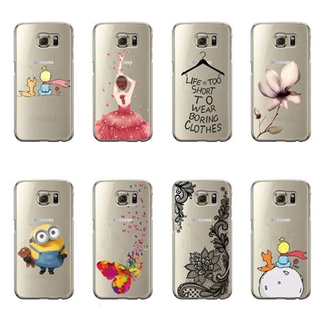 Luxury Cartoon Cute Tansparent Soft Silicone Phone Case For Samsung