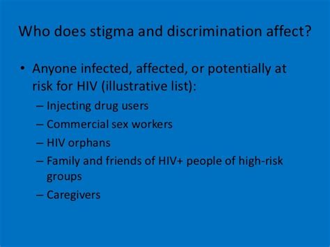 Hiv Stigma And Discrimination By Dr Munawar Khan Sacp