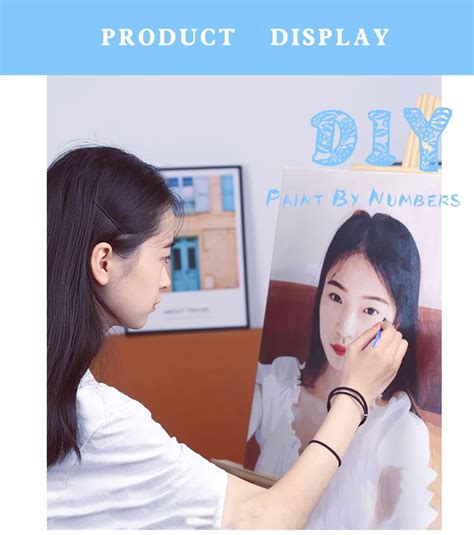 Customized Nude View Of Girl S Back Design Diy Oil Painting By Numbers Buy Customized Painting