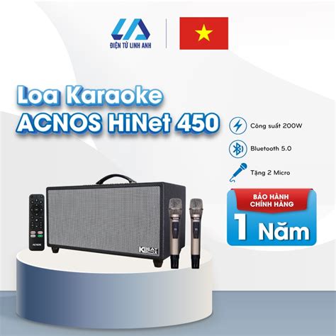 Loa Karaoke ACNOS KBEATBOX KSNET 450 Hàng chính hãng bảo hành 12