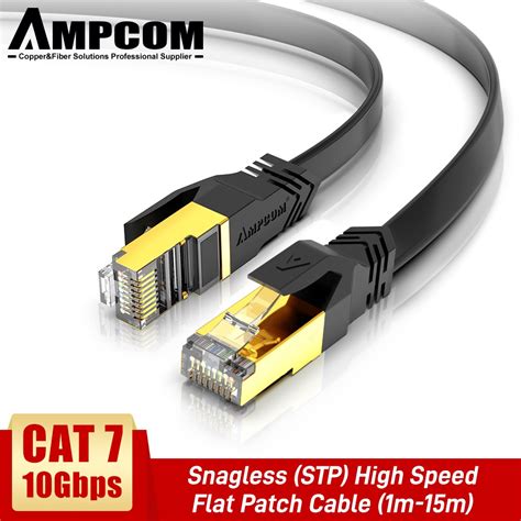 Ampcom Network Cable Rj Cat Lan Cable Stp Rj Flat Ethernet Cable