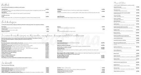 MENU Umayya Corniche 94 Casablanca 2023 Les meilleurs Restaurants à