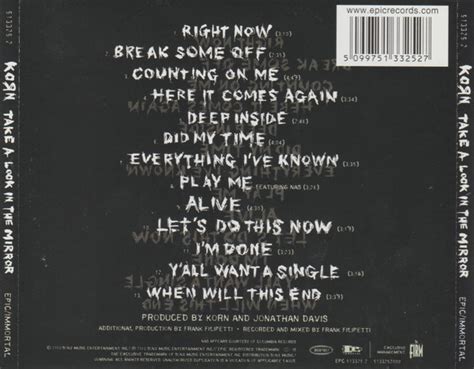 Korn Take A Look In The Mirror Cd Deform M Zik