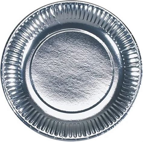 Inch Silver Foil Paper Plates At Rs Piece In Jamnagar Id