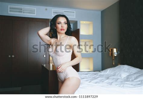 Beautiful Sensual Woman Lingerie Bedroom Lifestyle Stock Photo Edit Now 1111897229