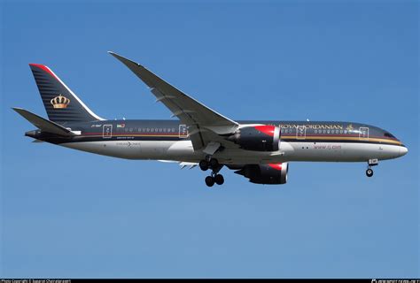 Jy Baf Royal Jordanian Boeing Dreamliner Photo By Suparat