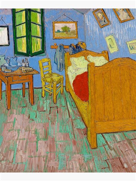 Vincent Van Gogh Famous Painting Digitally Enhanced Bedroom Mounted