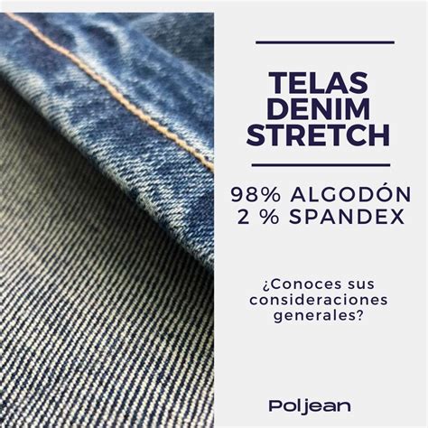 Tela Denim Tela Politex Poljean