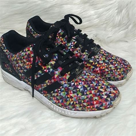 Adidas Shoes Adidas Zx Flux Multi Color Prism Torison Tennis Shoes