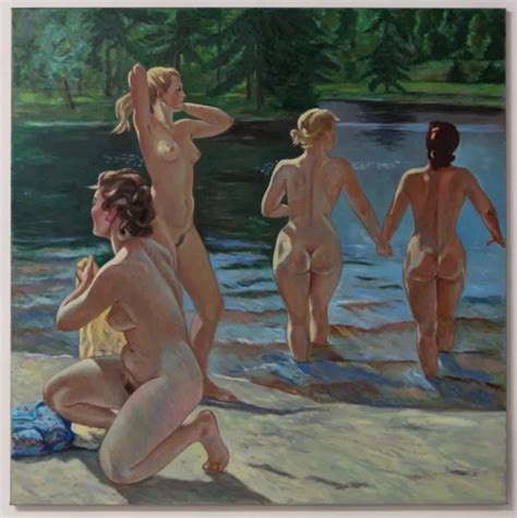 MAGNIFIQUE PEINTURE NU Artistique Huile Sur Toile Nue Nude Nudo