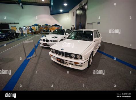 Two Collection Bmw M3 E46 Back And Bmw M3 E30 Front In Display