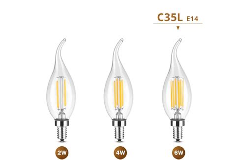Светодиодный светильник Эдисона, винтажное украшение, E27, E14, 220 В ...