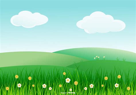 Beautiful Spring Landscape Illustration 146669 Vector Art At Vecteezy