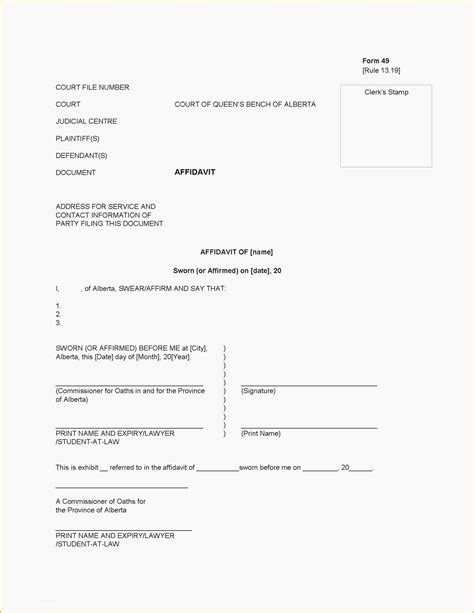 Court Document Templates Free Of Best S Of Court Document Templates