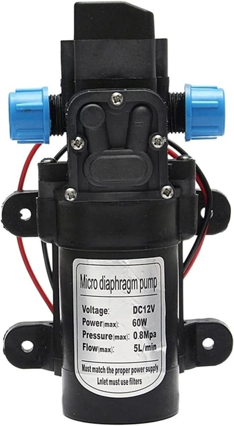 Bomba De Agua De Diafragma Autocebante Dc 12v 120psi 5lmin