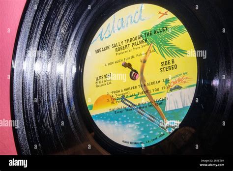 Close Up Of A Record Label Sneakin Sally Through The Alley Robert