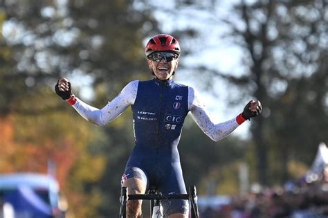 Cyclo cross Championnats dEurope La Française Célia Géry sur le