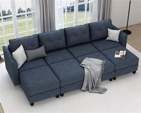 Amazon LLappuil Modular Sofa Sectional Sleeper Couch With