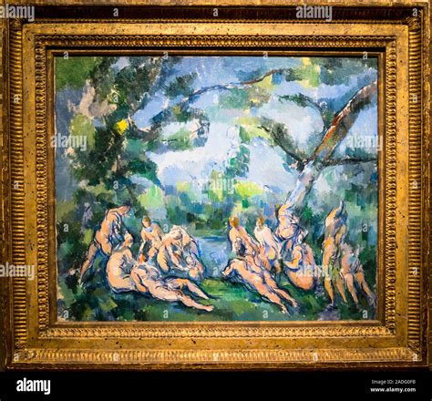 Paul Cezanne Painting The Bathers The Art Institute Of Chicago