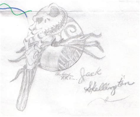 Jack Skellington Head Drawing by Crystal-Rosen on DeviantArt