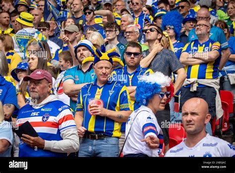 The Betfred Challenge Cup Final At Wembley Between Warrington And