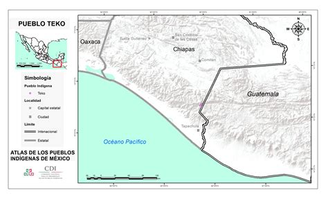 Tekos Ubicación Atlas De Los Pueblos Indígenas De México Inpi