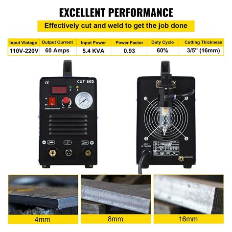 Mophorn Plasma Cutter Arc Dual Voltage V Plasma Cutting