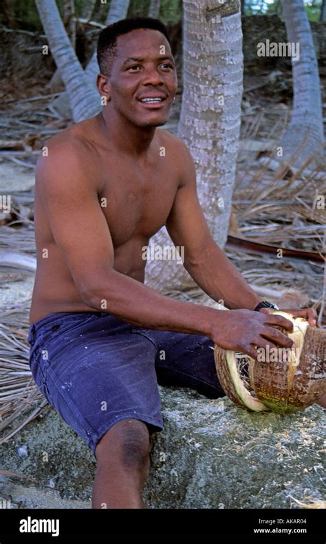 Local Man In Hopetown Bahamas Stock Photo Alamy