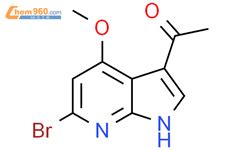 1 6 Bromo 4 Methoxy 1H Pyrrolo 2 3 B Pyridin 3 Yl Ethanone 1048966 63