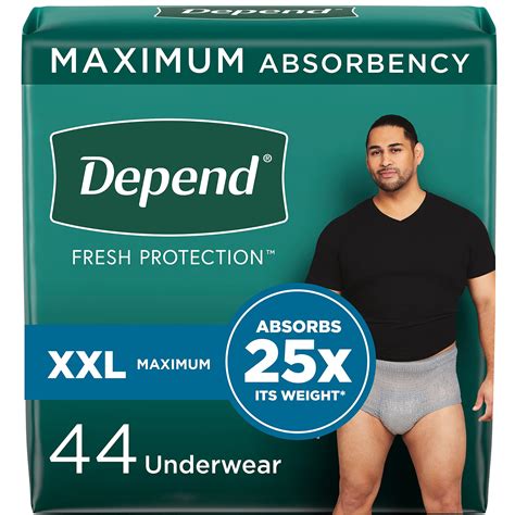 Depend Fresh Protection Adult Incontinence Underwear For Men Formerly