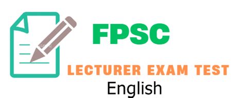 FPSC Lecturer English Syllabus MCQS Past Papers Free Online MCQS