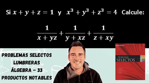 Problemas Selectos Problema Lgebra Productos Notables Cesar