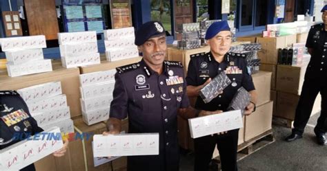 Karton Rokok Seludup Bernilai Rm Juta Dirampas Buletin Tv