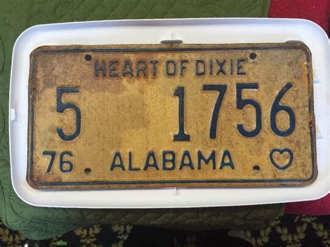 Alabama Antique Car License Plates Antique Cars Blog