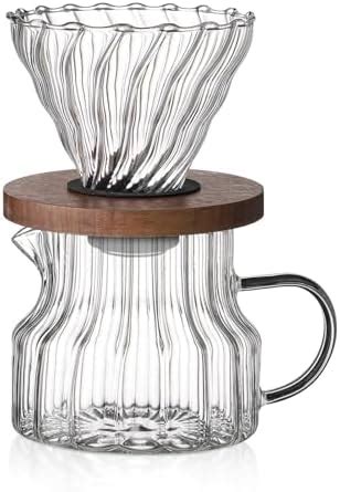 Amazon Bincoo Glass Drip Coffee Maker Ml Pour Over Coffee Maker